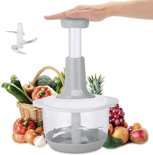 1.5L Manual Food Chopper – Effortless Vegetable Cutting